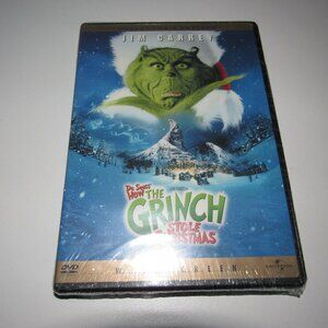 How The Grinch Stole Christmas DVD Jim Carrey Collector’s Edition New Sealed